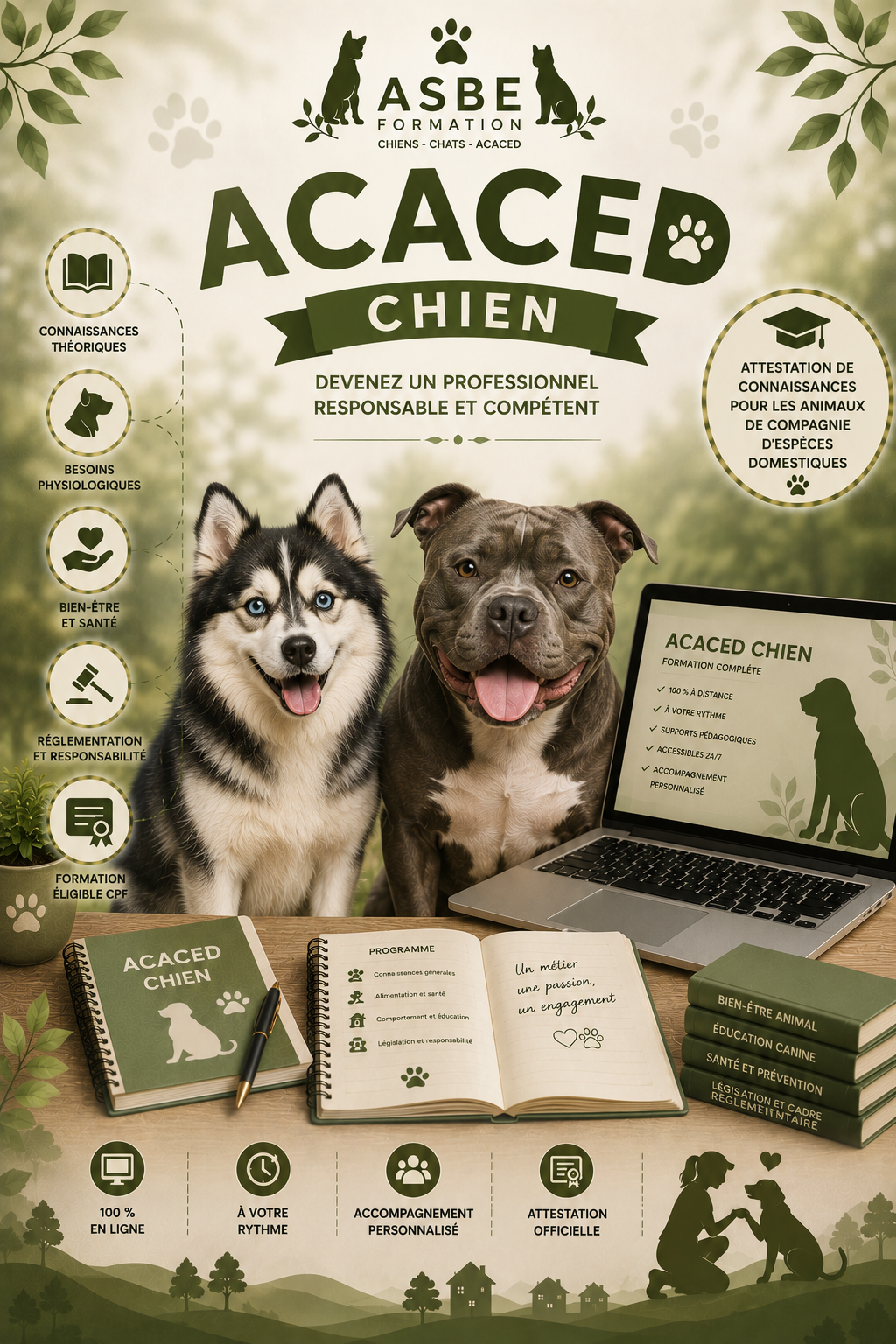 Formation ACACED Chien en Ligne